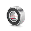 10pcs 5x11x4mm Ball Bearing Rubber Shield Bearings For Traxxas Slash