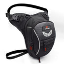 WOSAWE Motorcycle Bag Shoulder Leg Pocket Travel Expansion Racing MB03 Black
