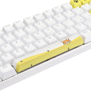 Five-sided Dyesub PBT OEM Profile Yellow Dog Shark2 Space Bar 6.25u Novelty Keycap + ESC Enter Keycaps