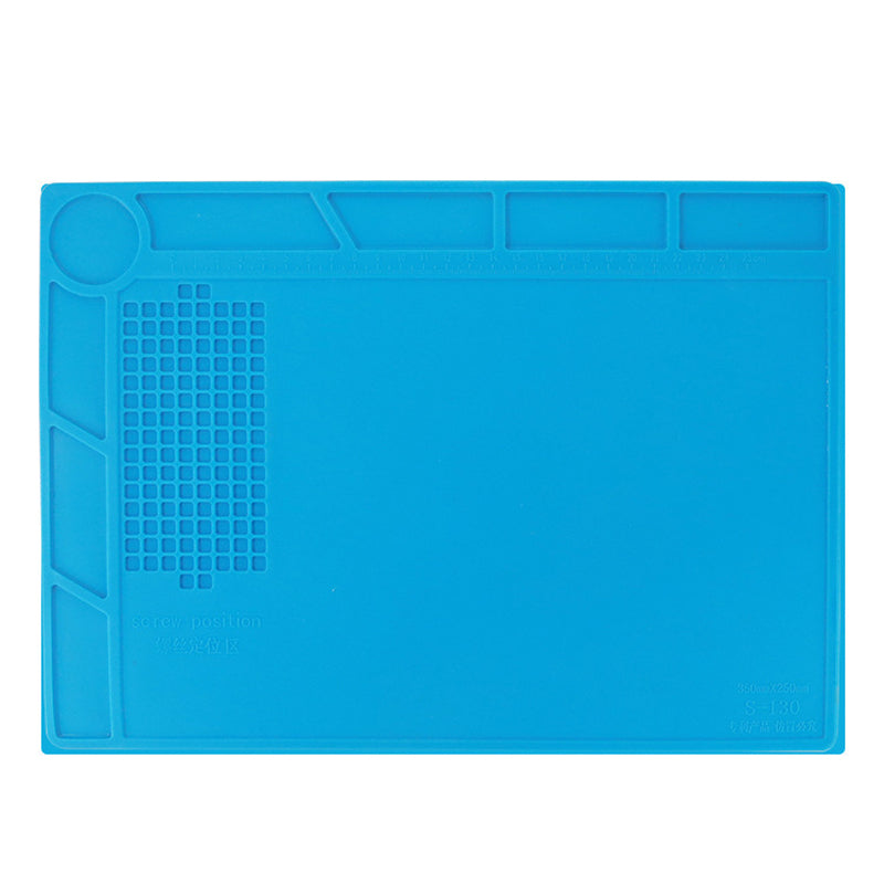 BEST S120 S130 S140 Magnetic Heat Resistant Silicone Pad Desk Mat Maintenance Platform Heat Insulation BGA Soldering Repair Station