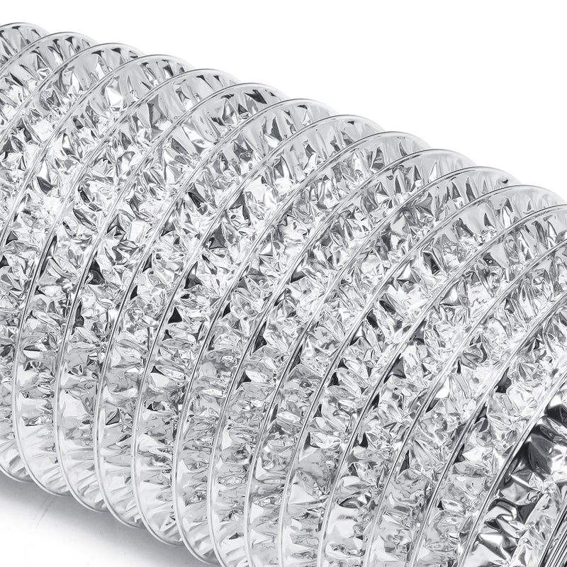 150/300cm Length 120/150mm Dia. PVC Flexible Extended Air Vent Exhaust Hose Pipe Air Conditioner Exhaust