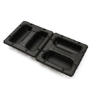2PCS Plastic Replacement Recessed Handle for Guitar Amp Cabinet Speaker