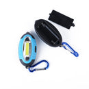 Outdooors COB LED Keychain Lamp Work Light Mini Pocket Torch Money Detector With Carabiner