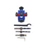 X150 Three-in-one Woodworking Dowelling Jig Kit Adjustable Drilling Guide Puncher Locator Carpentry Tools Wrench Furniture Positioner