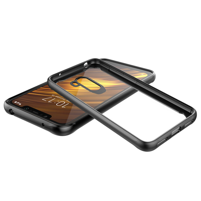 Bakeey Transparent Shockproof Hard Back Cover Protective Case for Xiaomi Pocophone F1