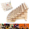 57 Pots Wooden Acrylic Color Paints Bottle Storage Rack Holder Organizer