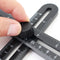 Raitool Four Side Measuring Tool Multi Angle Ruler Template Tool Angle Finder Protractor