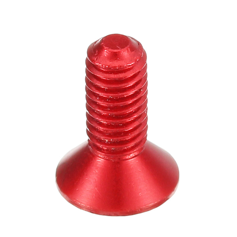 Suleve M3AH4 10pcs M3x8mm Countersunk Hex Socket Screw 7075 Aluminum Alloy Flat Head Metric