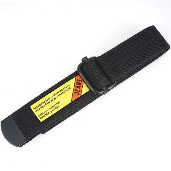 TUSHI 110cm Canvas Belt Quick Release Double Ring Buckle Tactical Belt Fashion Casual belt For Man Women Waist Belt