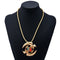 Unisex Fidget Spinner Necklace Twine Pendant Necklace for Men Women
