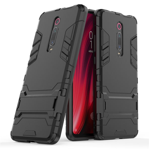 Bakeey Armor Shockproof with Stand Holder Back Cover Protective Case For Xiaomi Mi9T / Xiaomi Mi 9T Pro / Xiaomi Redmi K20 / Redmi K20 Pro