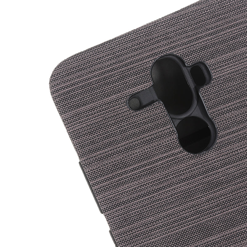 For Doogee S40 Case Bakeey Flip Foldable Canvas PU Leather Full Body Protective Case with Card Slot