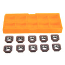 10pcs Carbide Inserts SEHT1204AFSN-X45 PC9035 SEHT43AFSN-X45 for Steel Processing