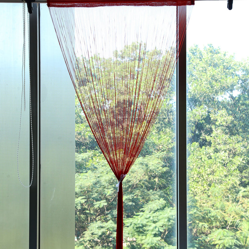Honana WX-C5 1mx2m String Curtains Door Window Panel Divider Yarn Line Tassel Curtaion Drape Home Decor