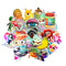 28pcs Cartoon Colourful Reflection DIY Laser Stickers For Suitcase Skateboard Laptop Luggage Sticker