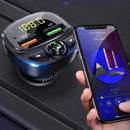 HY87 Car MP3 Bluetooth Charger Dual USB Cig arette Lighter QC3.0 Fast Charging