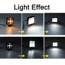 Square 114W 38 LED Work Light 12V 24V Off Road Spot Lamp For Car SUV Trailer Wall Lamp