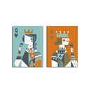 Miico Hand Painted Combination Decorative Paintings King And Queen Painting Wall Art For Home Decoration