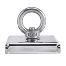 300KG D75 Super Fishing Recovery Block 304 Magnet Eyebolt Ring Metal with 10M Rope