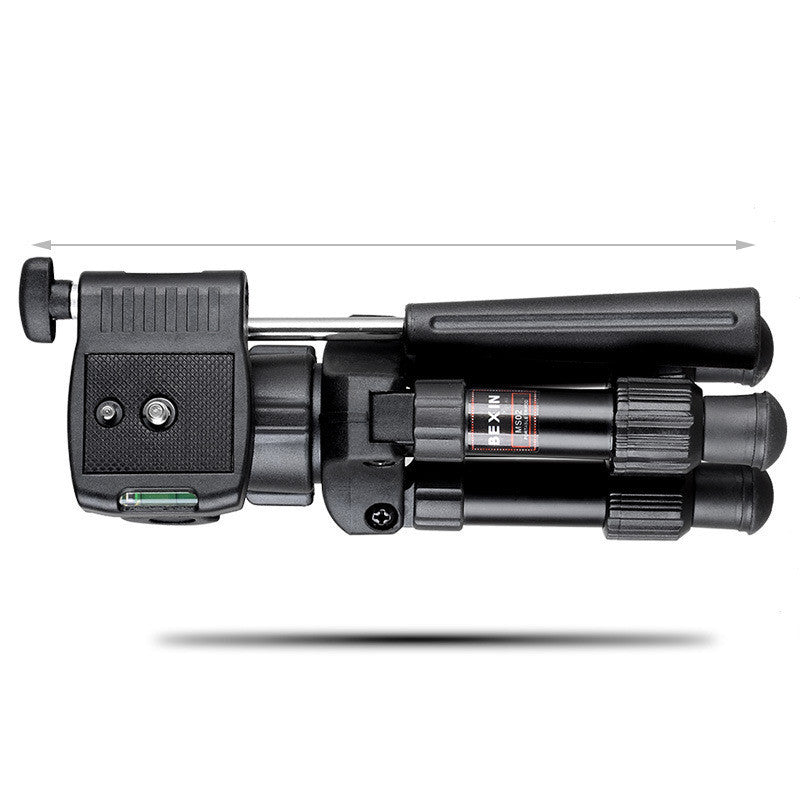 Bakeey MS02 Aluminum Alloy Mini Portable Desktop Tripod Kit 3-Way Ball Head for Live Phone Camera