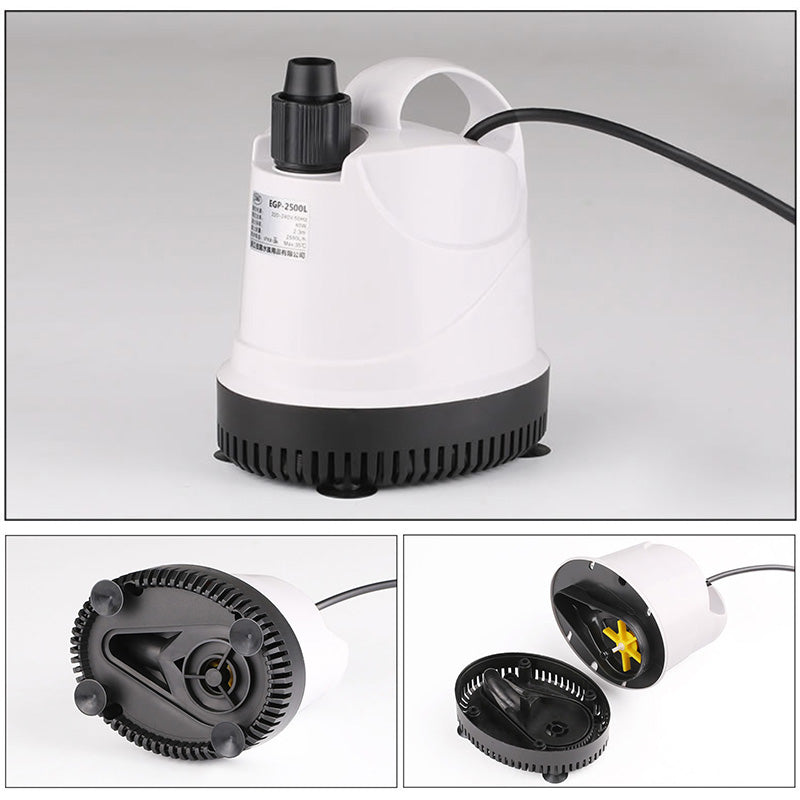 Aquarium Fish Tank Submersible Pump 360 Water Absorption Low Noise Anti-dry Waterproof Leakage Prevention Water Pump