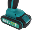 68FV Cordless Drill 2 Speed Adjustment Large Capacity Battery 28Nm Li-ion Electric Drill LED Lighting With Charger