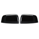 2Pcs Car Glossy Black ABS Side Mirror Cover Caps For Jeep Grand Cherokee 2011-2019