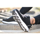 TENGOO Men's Ultralight Safety Shoes Steel Toe Work Sneakers Slip Resistant Breathable Hiking Climbing Running Shoes