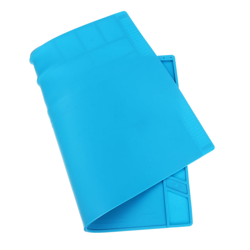 550x350mm Silicone Pad Heat Insulation Working Mat Soldering Phone Repair Tool