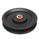4.5" Nylon Bearing Pulley Wheel 115mm Black Wheel Cable Gym Fitness Equipment Part