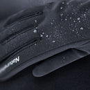 Naturehike GL05 Polyester Fiber Windproof Warm Glove Outdoor Splash Water Gloves Touch Screen Gloves Hunting Running Cycling Sports Gloves-Navy/Black