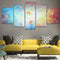 5Pcs Modern Tree Canvas Print Paintings Wall Art Pictures Home Decorations Unframed