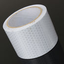 5cm X 3m Silver White Reflective Safety Warning Conspicuity Tape Sticker Film