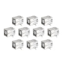 10pcs BF 90Degree Type B USB Printer Port Socket Connector Charging Socket USB Socket Interface