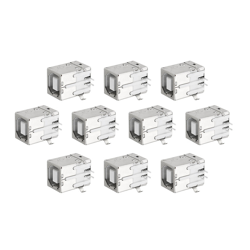 10pcs BF 90Degree Type B USB Printer Port Socket Connector Charging Socket USB Socket Interface