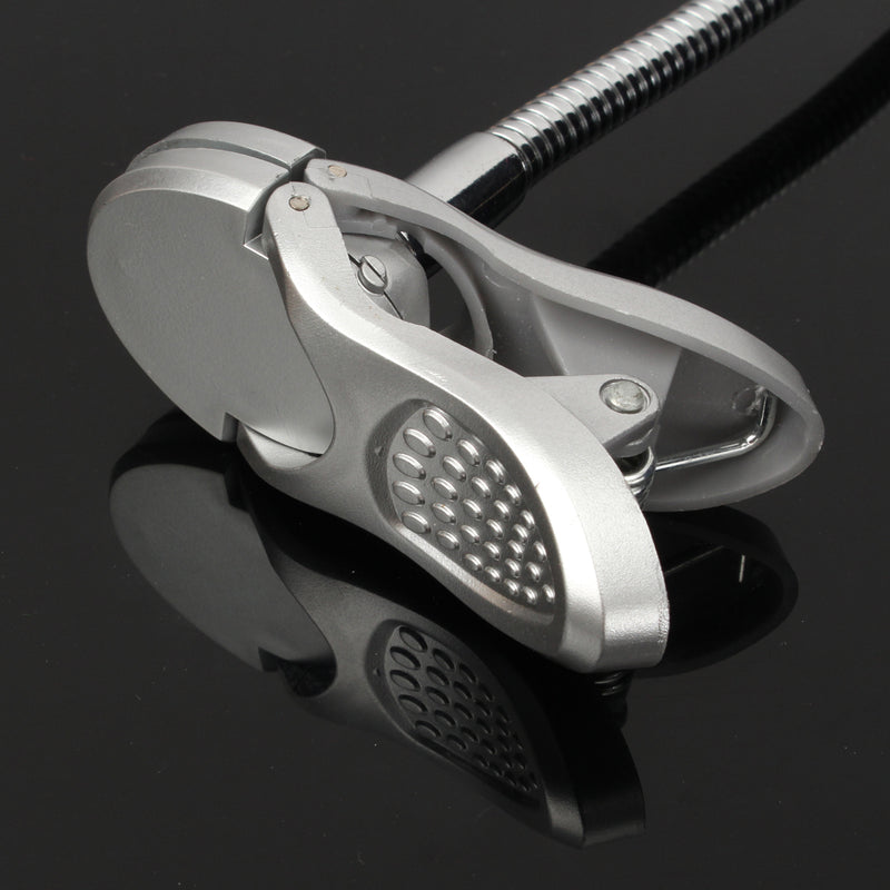 6X Desk Table Clamp Mount LED Lighted Magnifier Lamp Metal Hose Magnifying Glass