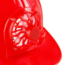 Cooling Fan Helmet Solar Power Energy Cap Outdoor Camping Cycling Protect Hat