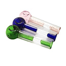 6 Inch Mini Glass Pocket Pipe Bubbler Hand Straw Bottle Glassware