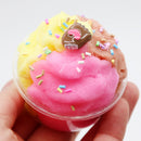 Multi-Color Slime 120ml Fluffy Chocolate Ice Cream Cloud Mud Decompression Toys