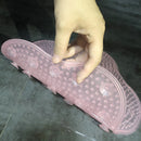Foot Massage Shower Bathing Mat Silicone Bathroom Cleaning Massager Pad Safety