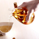 Oil Vinegar Pourer Storage Bottles Condiment Cruet Dispenser Glass Bottle