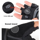 Gym Training Wrist Wrap Glove Weight Lifting Sport Mesh Gloves