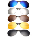 Polarized Clip On Sun Glassess Sun Glassess Driving Night Vision Lens