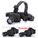 3W 6 Modes Zoomable LED Bike Bicycle Headlight Headlamp Flashlight