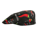 Fashion Unisex Chef Hat Catering Baker Cook Duckbill Beret Golf Cap Chili Print