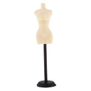 1:12 Gold Metal Sewing Dress Form Mannequin Model Display Stand Home Decor
