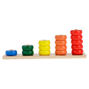 Wood Frame Abacus Beads Counting Number Maths Preschool Kids Educational Toy