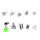 Assorted Fishing Accessories Kit Multi Tackle Hooks Lead Rolls Space Beans, etc. for Carp Fishing Basic Edition