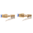 2 Pieces Car Tire Inflator Valve Stem Connector Air Chuck Lock Clip-Ononnector