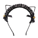 Super Cute Headband Girls Hair Band Piece with Cat Ears Bow Bells